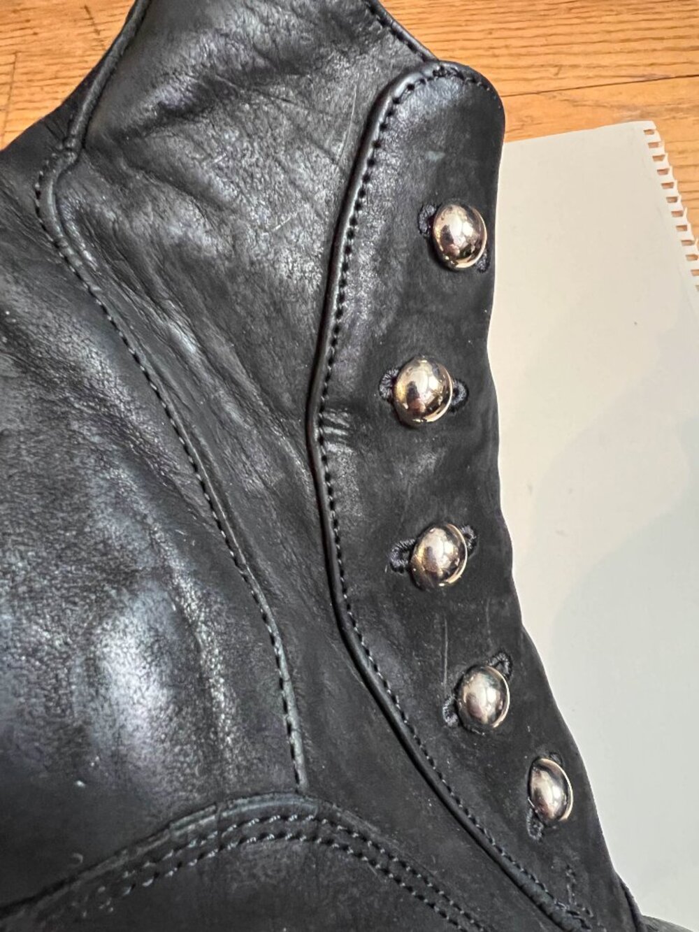 John Fluevog East End Venables Steampunk Boots 7.5 - Picture 11 of 16